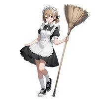 メイド服ファッションのAIイラスト（Stable Diffusion生成）