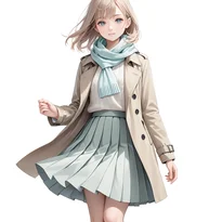 春ファッションのAIイラスト（Stable Diffusion生成）