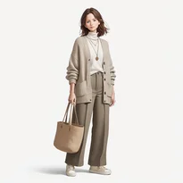 春ファッションのAIイラスト（Stable Diffusion生成）