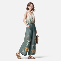 夏ファッションのAIイラスト（Stable Diffusion生成）