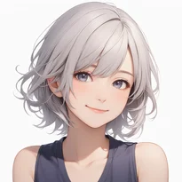 喜び/微笑のAIイラスト（Stable Diffusion生成）