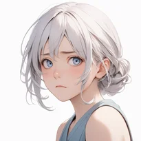 怒り/軽度の怒りのAIイラスト（Stable Diffusion生成）