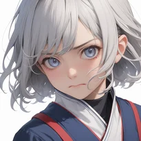 怒り/軽度の怒りのAIイラスト（Stable Diffusion生成）