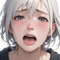 悲しみ/強い悲しみのAIイラスト（Stable Diffusion生成）