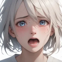 悲しみ/強い悲しみのAIイラスト（Stable Diffusion生成）