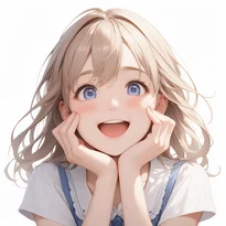 驚き/特殊な驚きのAIイラスト（Stable Diffusion生成）