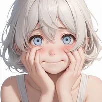 照れ/照れのAIイラスト（Stable Diffusion生成）