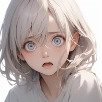恐怖/強い恐れのAIイラスト（Stable Diffusion生成）