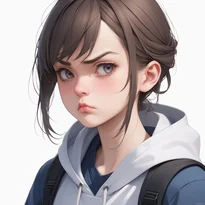 嫌悪/嫌悪のAIイラスト（Stable Diffusion生成）