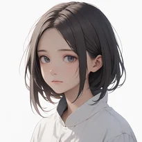 無表情/ニュートラルな無表情のAIイラスト（Stable Diffusion生成）