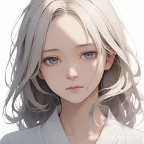 無表情/無関心／無感動のAIイラスト（Stable Diffusion生成）