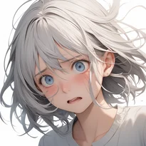 動揺/強い動揺のAIイラスト（Stable Diffusion生成）