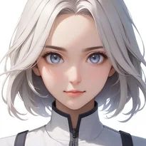 内面を表す表情/自信に満ちた表情のAIイラスト（Stable Diffusion生成）