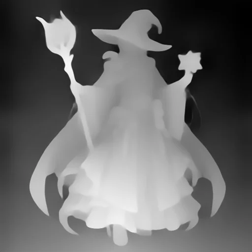 ControlNetのdepthanythingによる解析画像