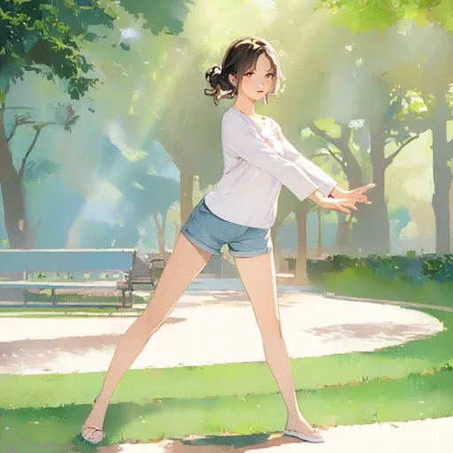 ControlNetのcannyによる解析画像