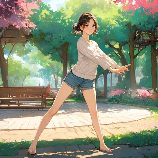 ControlNetを適用して生成した画像（輪郭 canny）