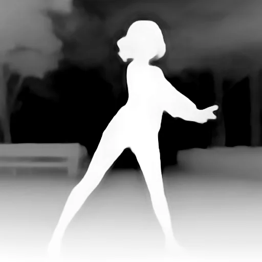 ControlNetのzoedepthによる解析画像