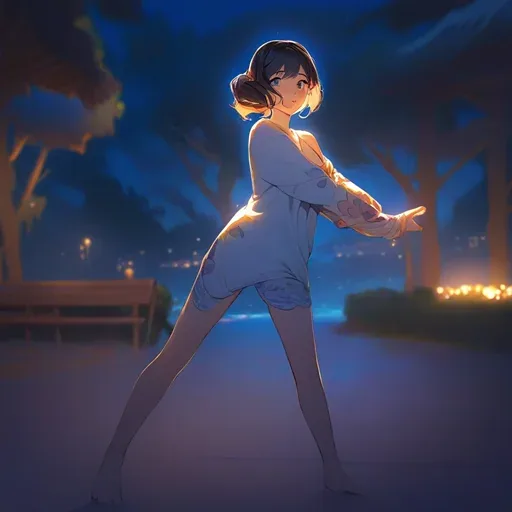 ControlNetを適用して生成した画像（立体感 zoedepth）