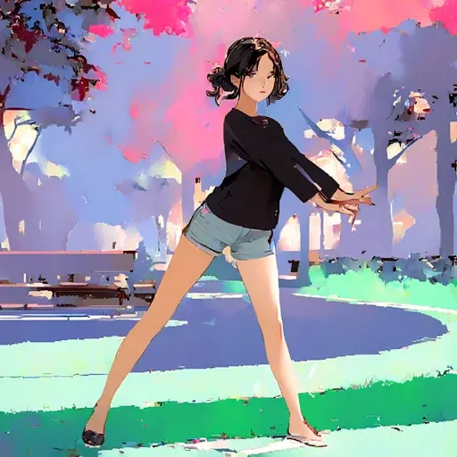 ControlNetを適用して生成した画像（strength 高）