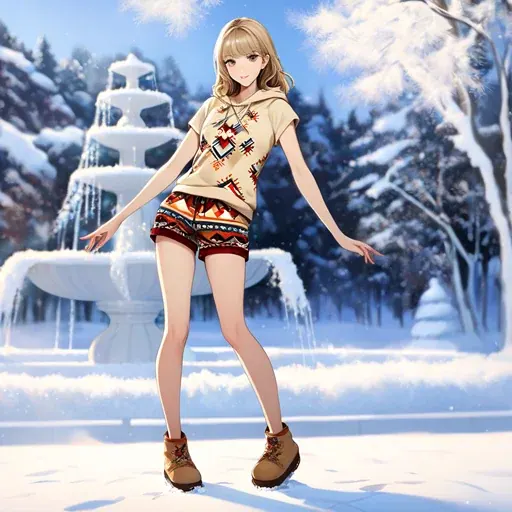 ControlNetを適用して生成した画像（zoedepth-standardlineart組み合わせ）