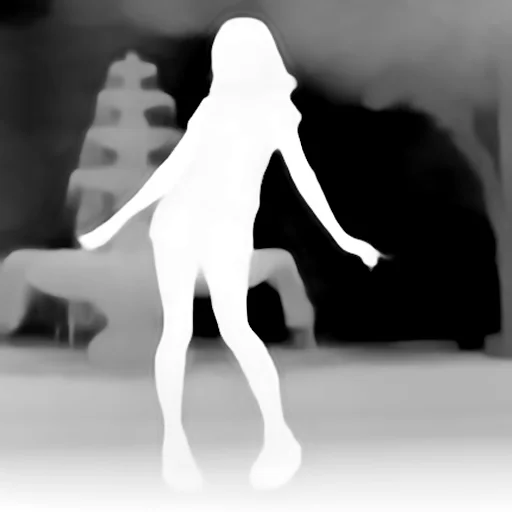 ControlNetのzoedepthによる解析画像