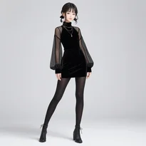 ニュートラルな姿勢で立つキャラクターの立ちポーズ作例