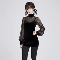 ニュートラルな姿勢で立つキャラクターの立ちポーズ作例