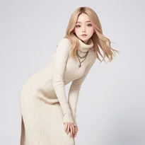 重心移動や体の傾きを取り入れた自然な立ちポーズの作例