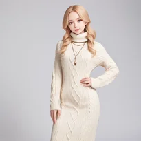 重心移動や体の傾きを取り入れた自然な立ちポーズの作例