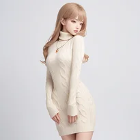 重心移動や体の傾きを取り入れた自然な立ちポーズの作例