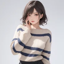 手や腕の動きでキャラクター性を表現した立ちポーズの作例