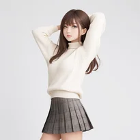 カメラアングルと組み合わせた立ちポーズの実践的な作例