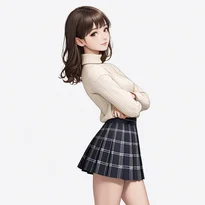 カメラアングルと組み合わせた立ちポーズの実践的な作例