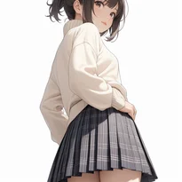 カメラアングルと組み合わせた立ちポーズの実践的な作例