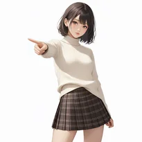 カメラアングルと組み合わせた立ちポーズの実践的な作例