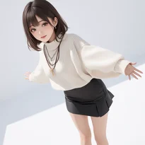 カメラアングルと組み合わせた立ちポーズの実践的な作例