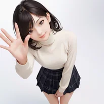 カメラアングルと組み合わせた立ちポーズの実践的な作例