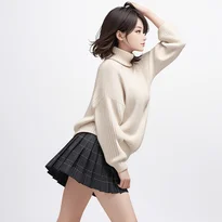 カメラアングルと組み合わせた立ちポーズの実践的な作例