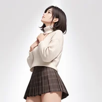 カメラアングルと組み合わせた立ちポーズの実践的な作例