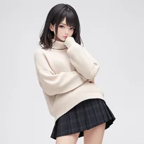 カメラアングルと組み合わせた立ちポーズの実践的な作例