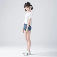 「年齢による体型変化」カテゴリの作例画像（07）