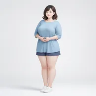 「ふくよか体型」カテゴリの作例画像（04）